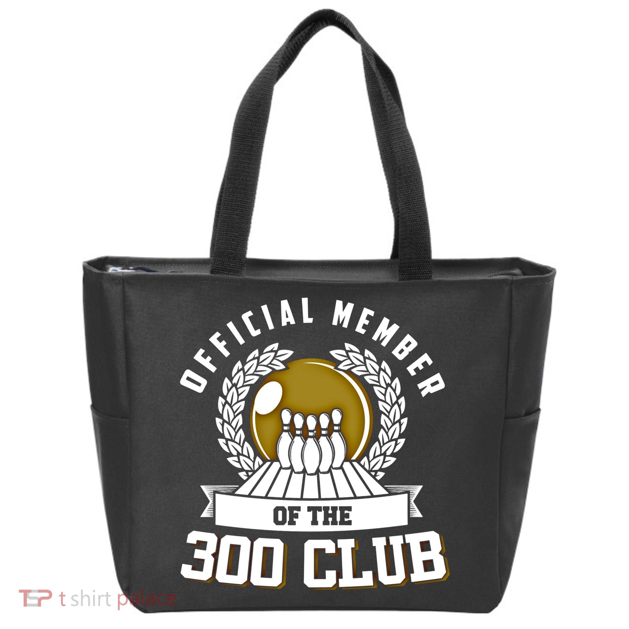 300 Club Bowling Gift 300 Game Bowler Gift Cool Gift Tote Bag