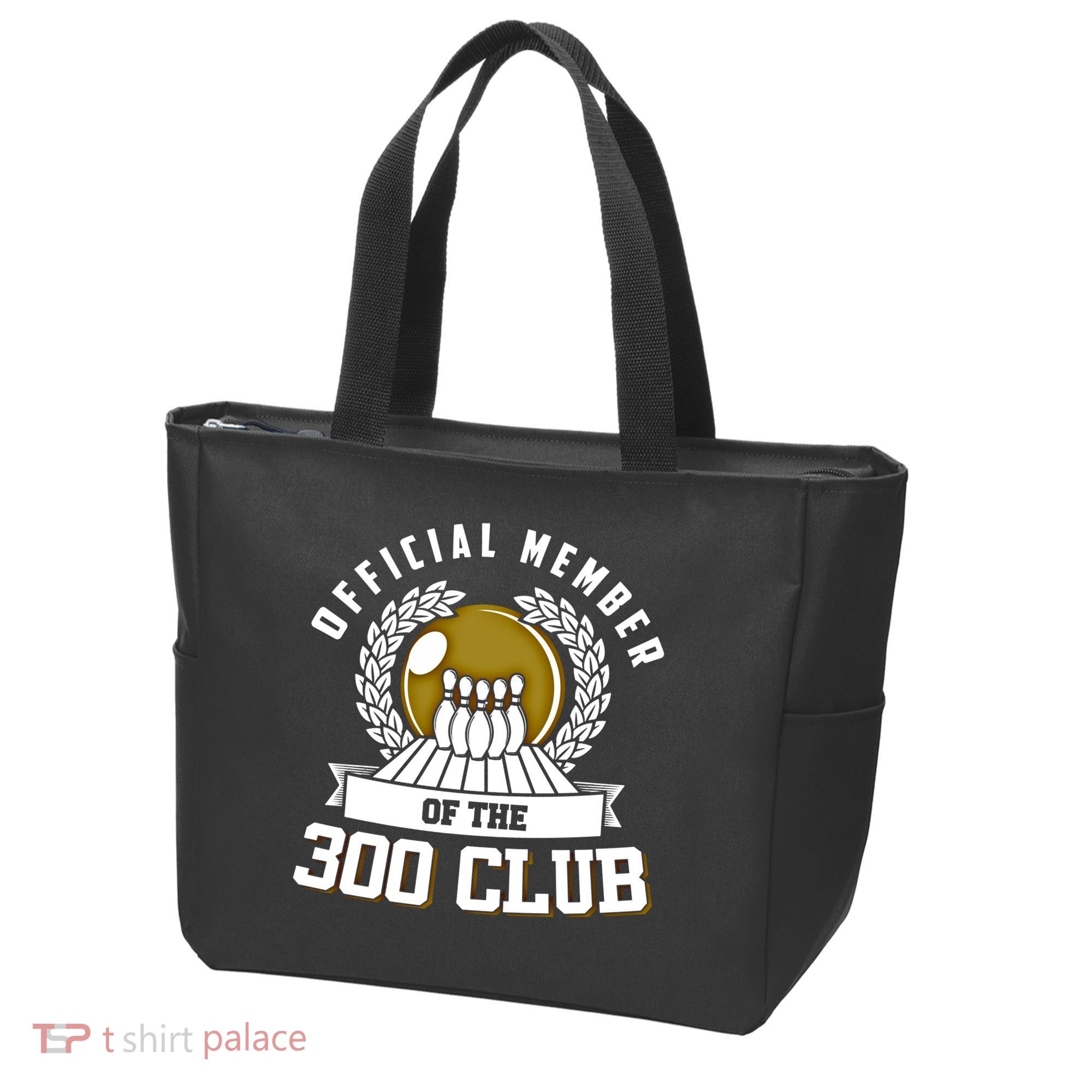 300 Club Bowling Gift 300 Game Bowler Gift Cool Gift Tote Bag