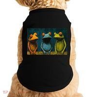 3 Cute Funny Frogs Men, Women, Frog Lovers Doggie Tank thumb 0