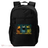 3 Cute Funny Frogs Men, Women, Frog Lovers Backpack thumb 0