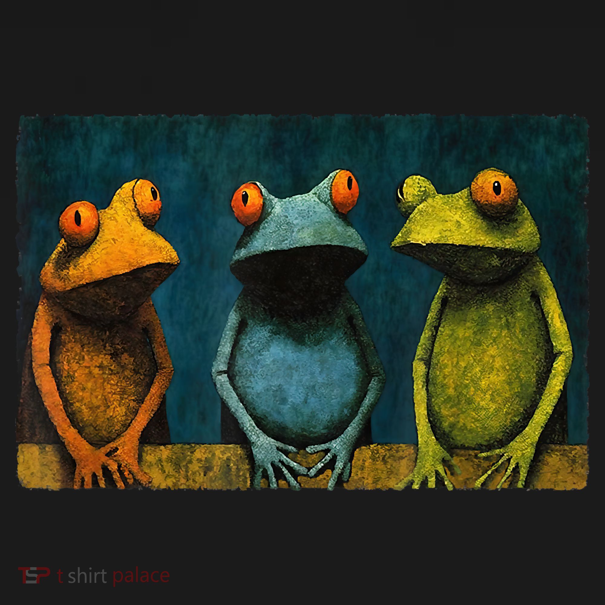 3 Cute Funny Frogs Men, Women, Frog Lovers Women's Hoodie