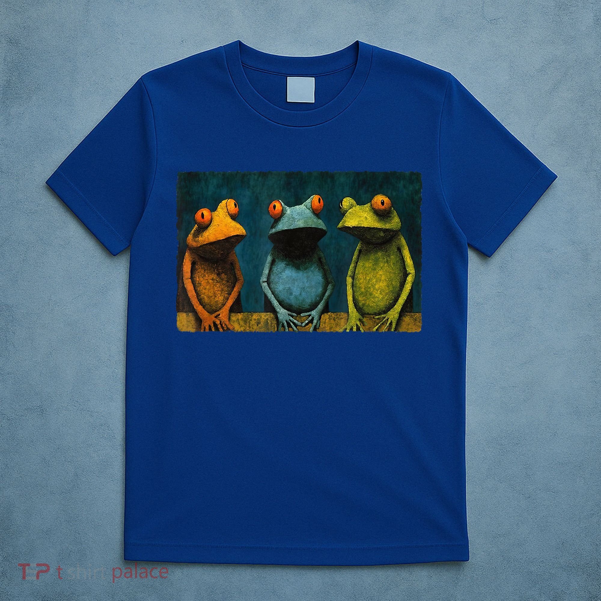 3 Cute Funny Frogs Men, Women, Frog Lovers T-Shirt