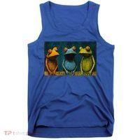 3 Cute Funny Frogs Men, Women, Frog Lovers Tank Top thumb 0
