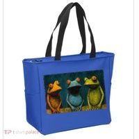 3 Cute Funny Frogs Men, Women, Frog Lovers Tote Bag thumb 2