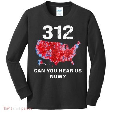 312 Can You Hear Us Now Kids Long Sleeve Shirt