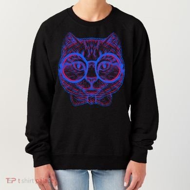 3D Trippy Cat Women's Sweatshirt