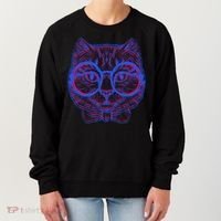 3D Trippy Cat Women's Sweatshirt thumb 0