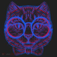 3D Trippy Cat Women's Sweatshirt thumb 2