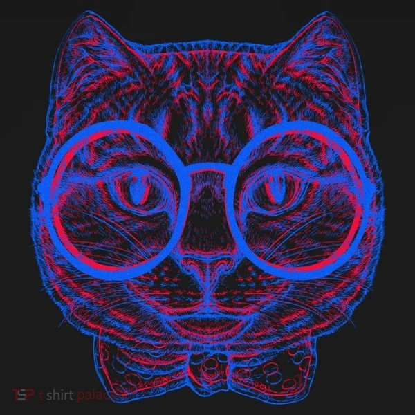 3D Trippy Cat Doggie Tank