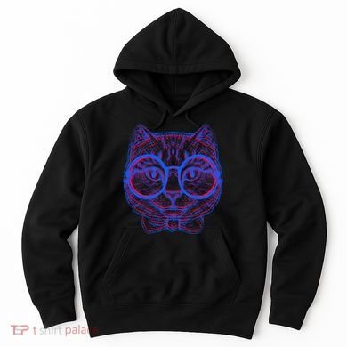 3D Trippy Cat Hoodie