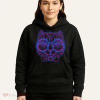 3D Trippy Cat Hoodie thumb 5