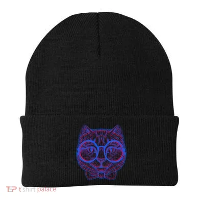 3D Trippy Cat Beanie