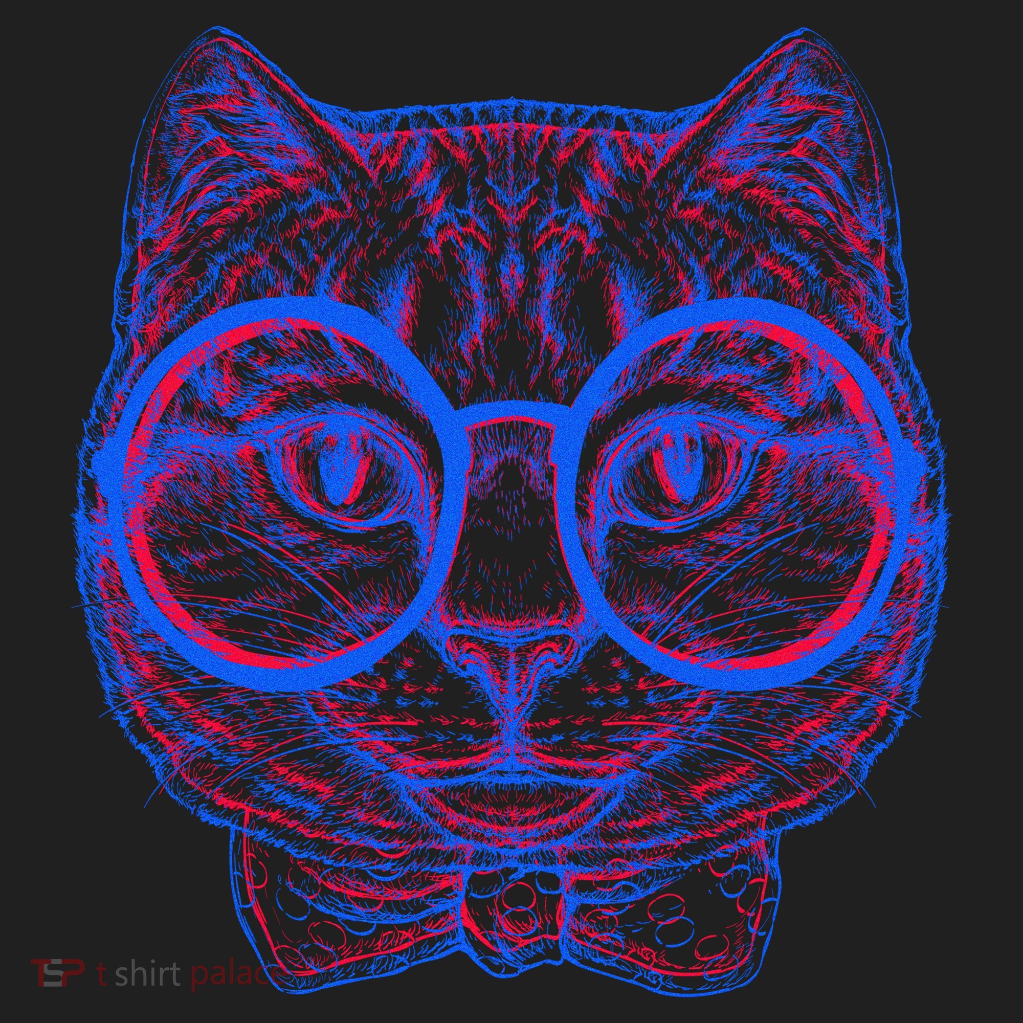 3D Trippy Cat Beanie