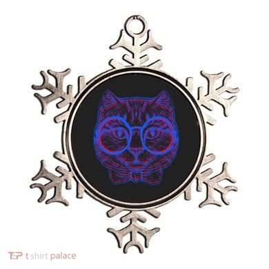 3D Trippy Cat Ornament