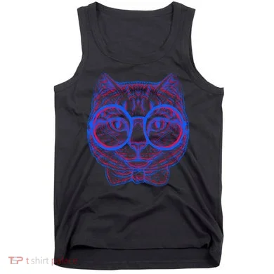 3D Trippy Cat Tank Top