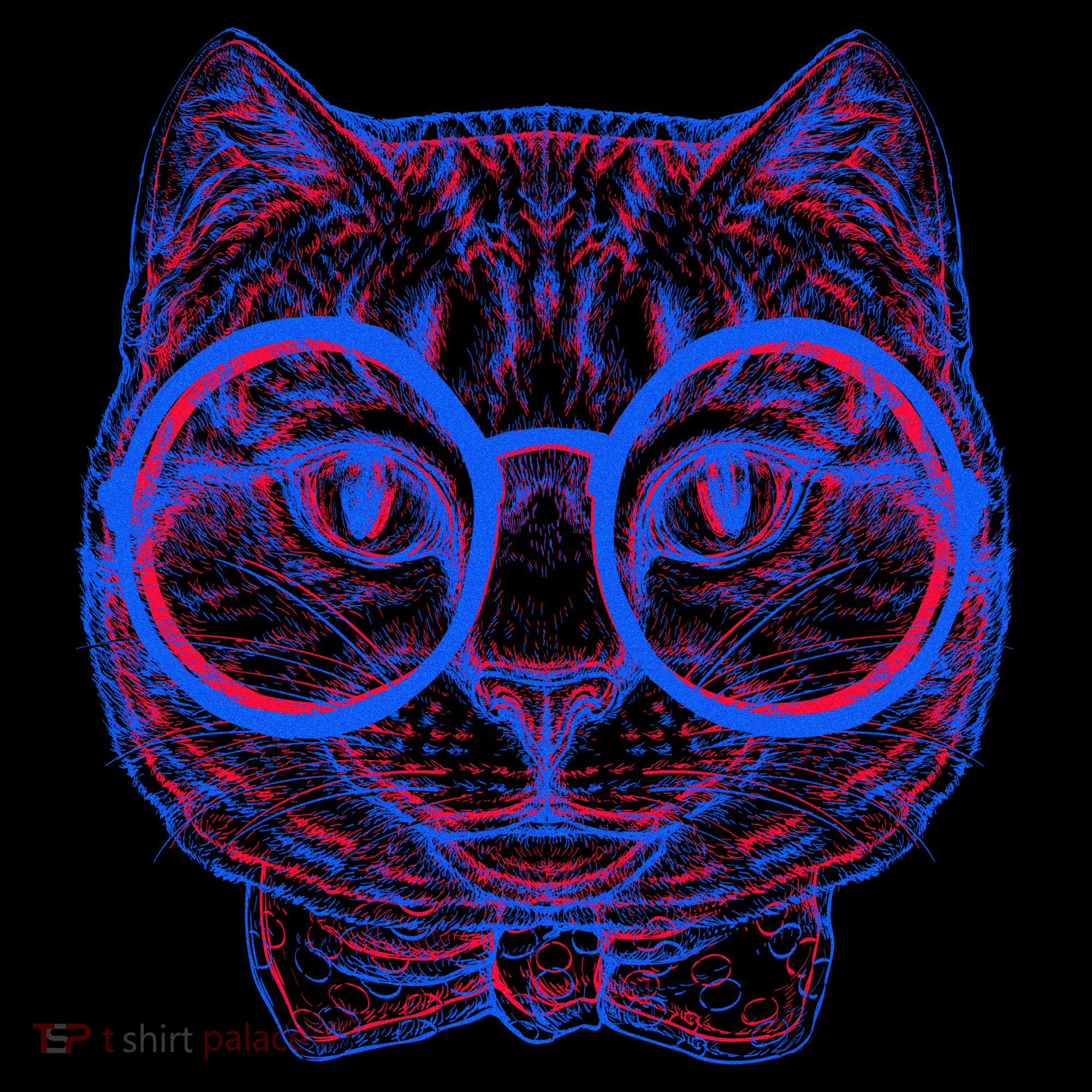 3D Trippy Cat Tank Top