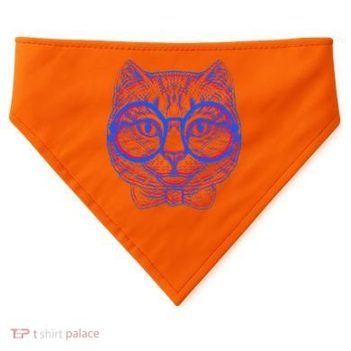 3D Trippy Cat USA-Made Doggie Bandana