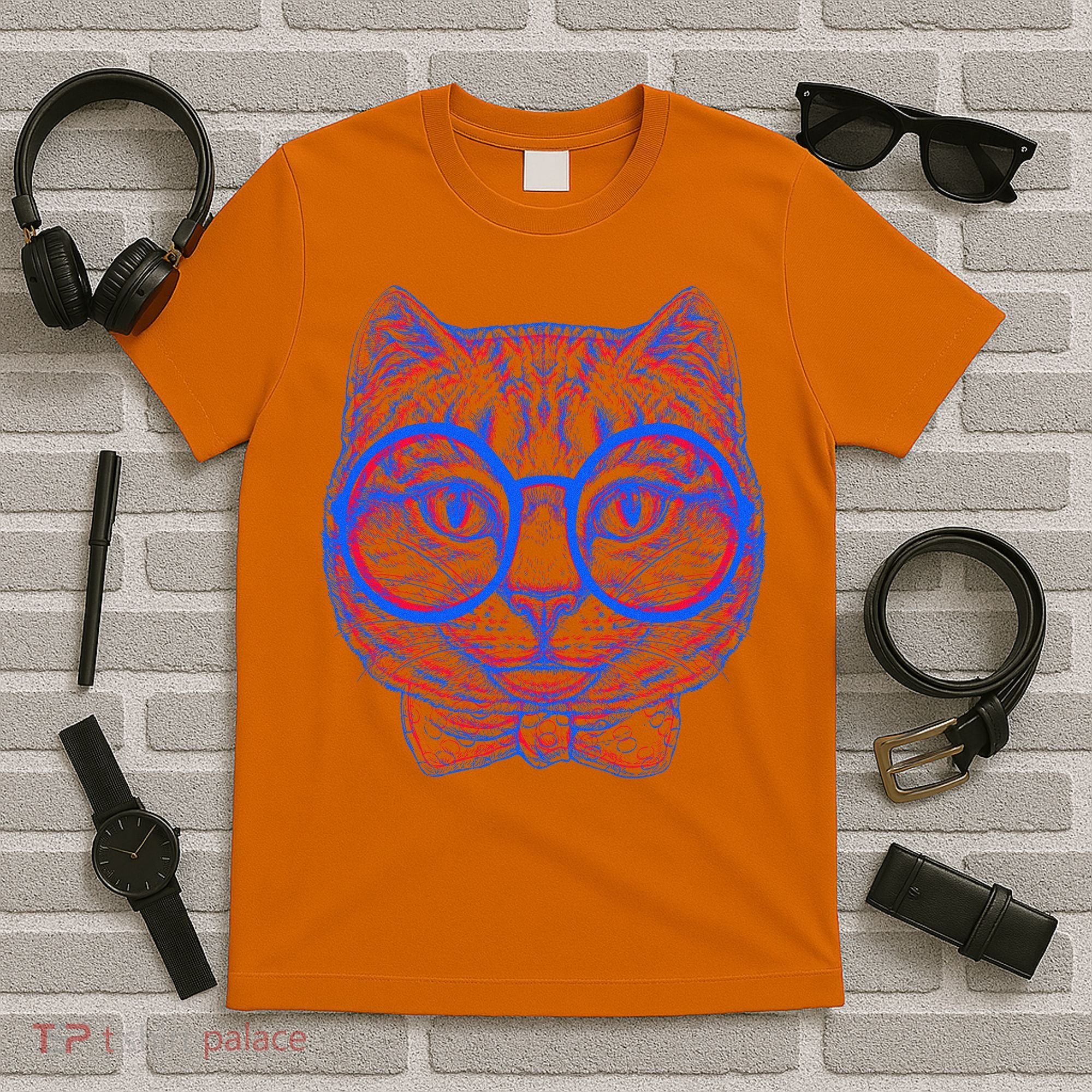 3D Trippy Cat T-Shirt