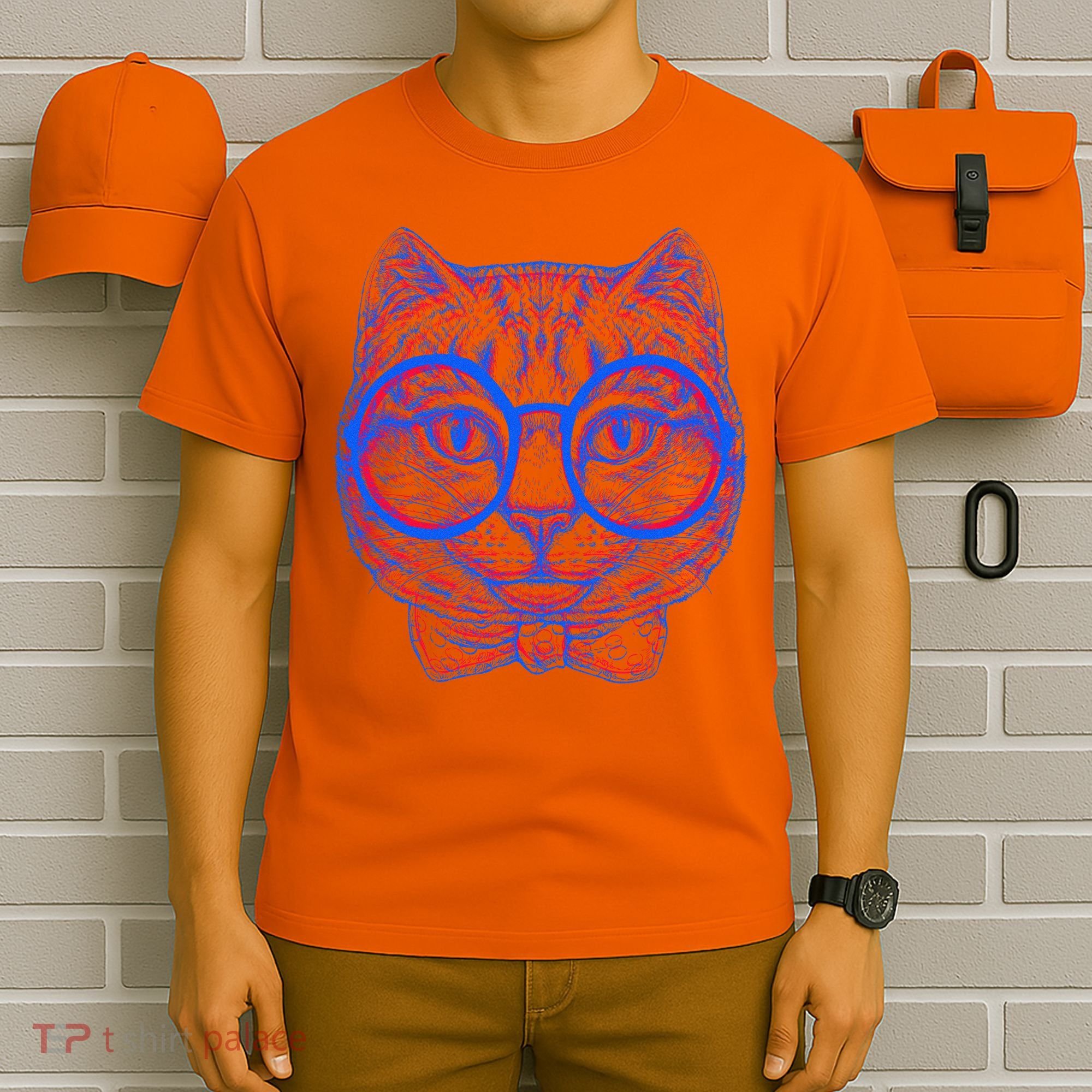 3D Trippy Cat T-Shirt