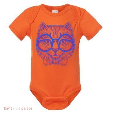 3D Trippy Cat Baby Bodysuit