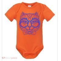 3D Trippy Cat Baby Bodysuit thumb 0