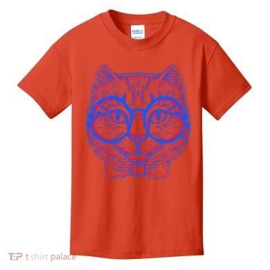 3D Trippy Cat Kids T-Shirt