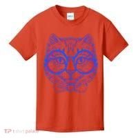 3D Trippy Cat Kids T-Shirt thumb 0