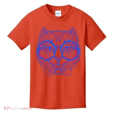 3D Trippy Cat Kids T-Shirt
