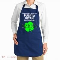 364 Days A Year I'm Puerto Rican, Today I'm Irish T Apron thumb 2