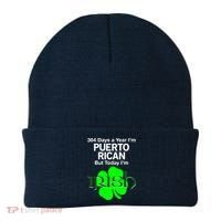 364 Days A Year I'm Puerto Rican, Today I'm Irish T Beanie thumb 0
