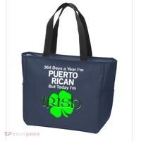 364 Days A Year I'm Puerto Rican, Today I'm Irish T Tote Bag thumb 3