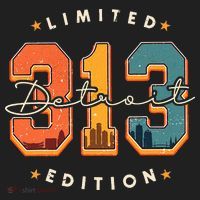 313 Detroit Area Code Skyline Tumbler thumb 3