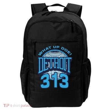 313 Detroit Area Code What Up Doe Hometown Backpack