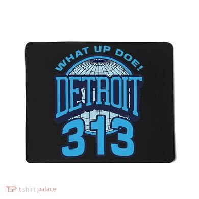 313 Detroit Area Code What Up Doe Hometown Mousepad