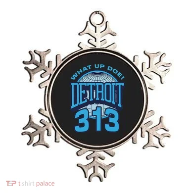 313 Detroit Area Code What Up Doe Hometown Ornament