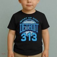 313 Detroit Area Code What Up Doe Hometown Toddler T-Shirt thumb 2