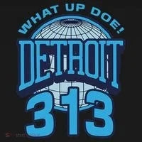 313 Detroit Area Code What Up Doe Hometown Kids T-Shirt thumb 4