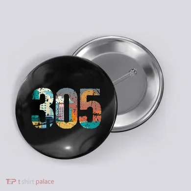305 Dade County Miami Button