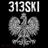 313SKI Detroit Michigan Area Code 313 Polish Pride Sweatshirt thumb 3