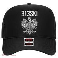 313SKI Detroit Michigan Area Code 313 Polish Pride Hat thumb 0