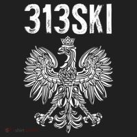 313SKI Detroit Michigan Area Code 313 Polish Pride Hat thumb 2