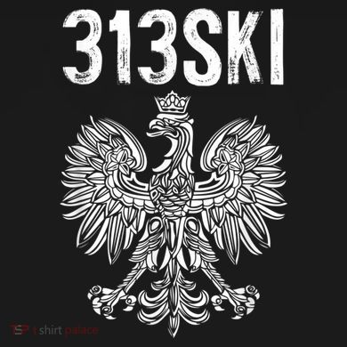 313SKI Detroit Michigan Area Code 313 Polish Pride Toddler Hoodie