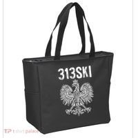313SKI Detroit Michigan Area Code 313 Polish Pride Tote Bag thumb 2