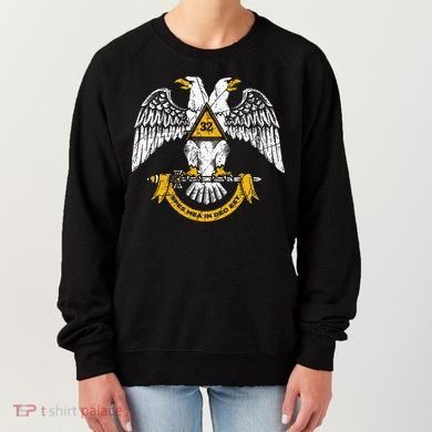 32nd Degree Masonic Scottish Rite Wings Down Women's Sweatshirt