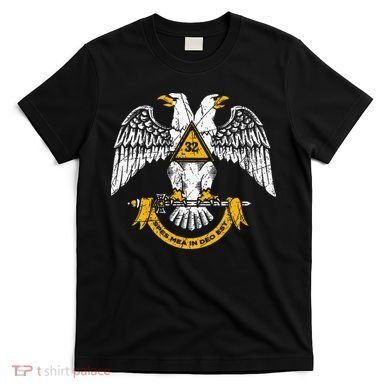32nd Degree Masonic Scottish Rite Wings Down T-Shirt