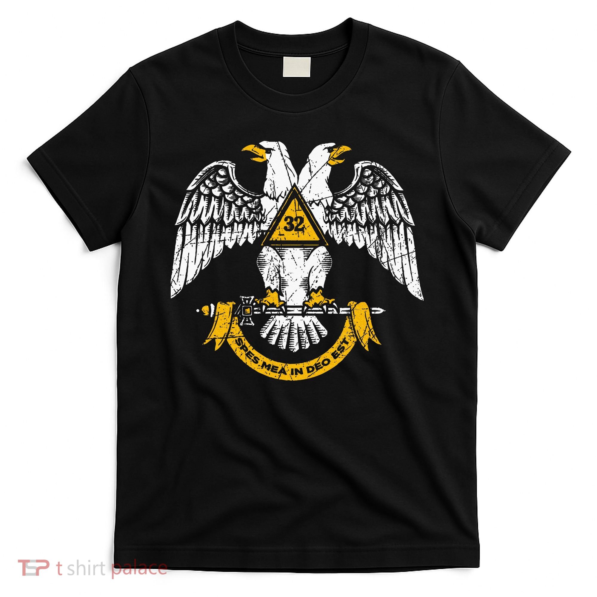32nd Degree Masonic Scottish Rite Wings Down T-Shirt