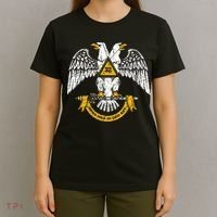 32nd Degree Masonic Scottish Rite Wings Down T-Shirt thumb 4