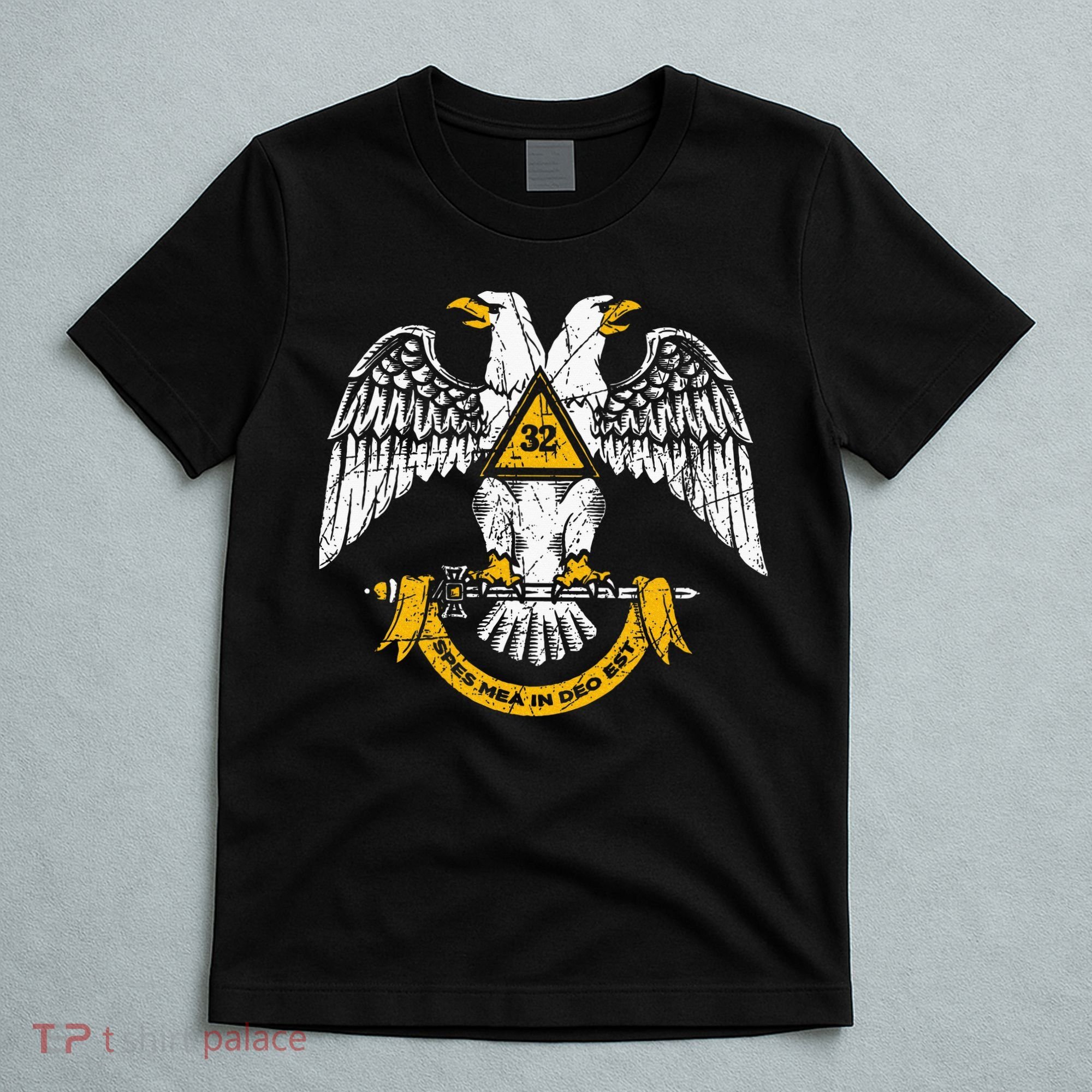 32nd Degree Masonic Scottish Rite Wings Down T-Shirt