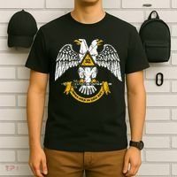 32nd Degree Masonic Scottish Rite Wings Down T-Shirt thumb 6