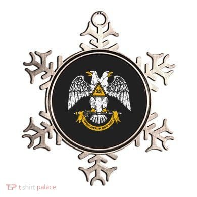 32nd Degree Masonic Scottish Rite Wings Down Ornament